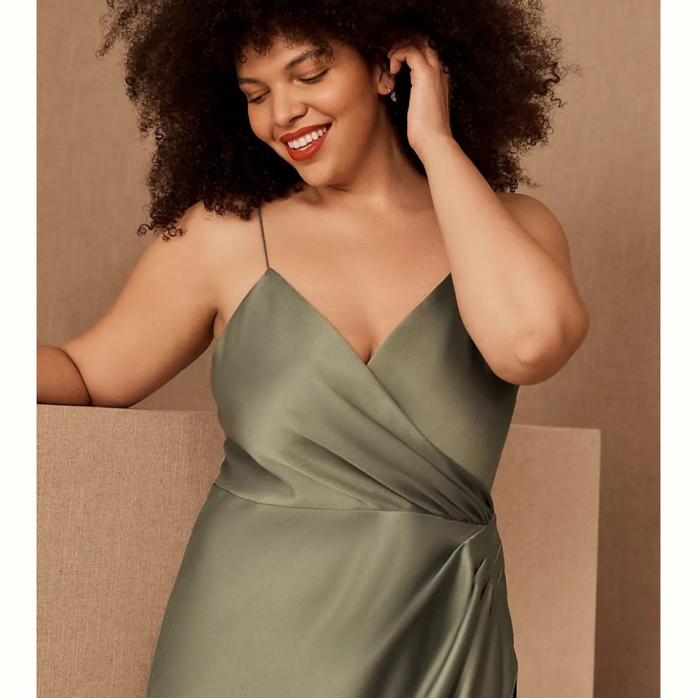 BHLDN Freya Satin Charmeuse Dress NWT